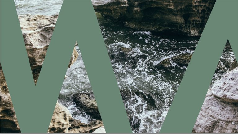 Expanded logo on landscape